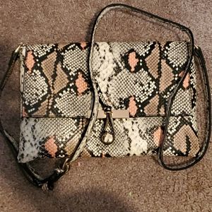 Francesca's Faux Snakeskin Purse
